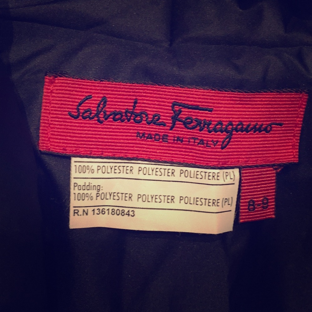 Salvatore Ferragamo Kids puffer jacket
